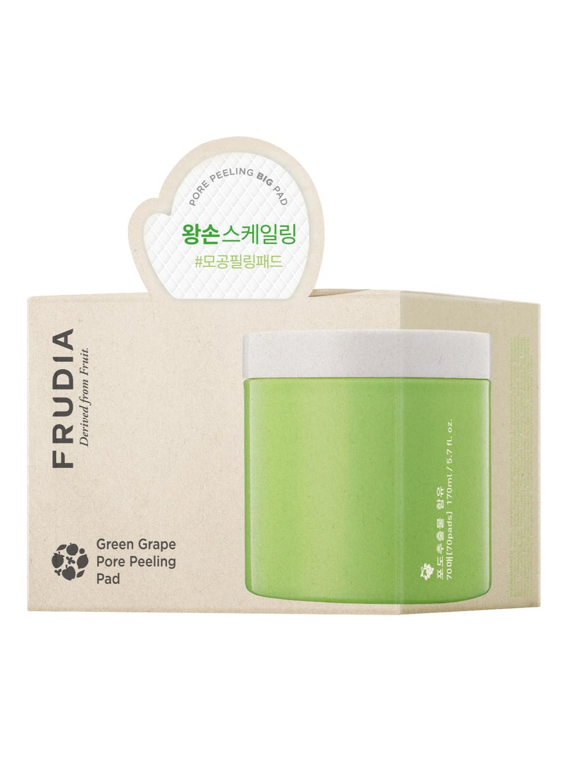 Frudia Green Grape Pore Peeling Pad, 70 Pads, 5.7 fl oz (170 ml)