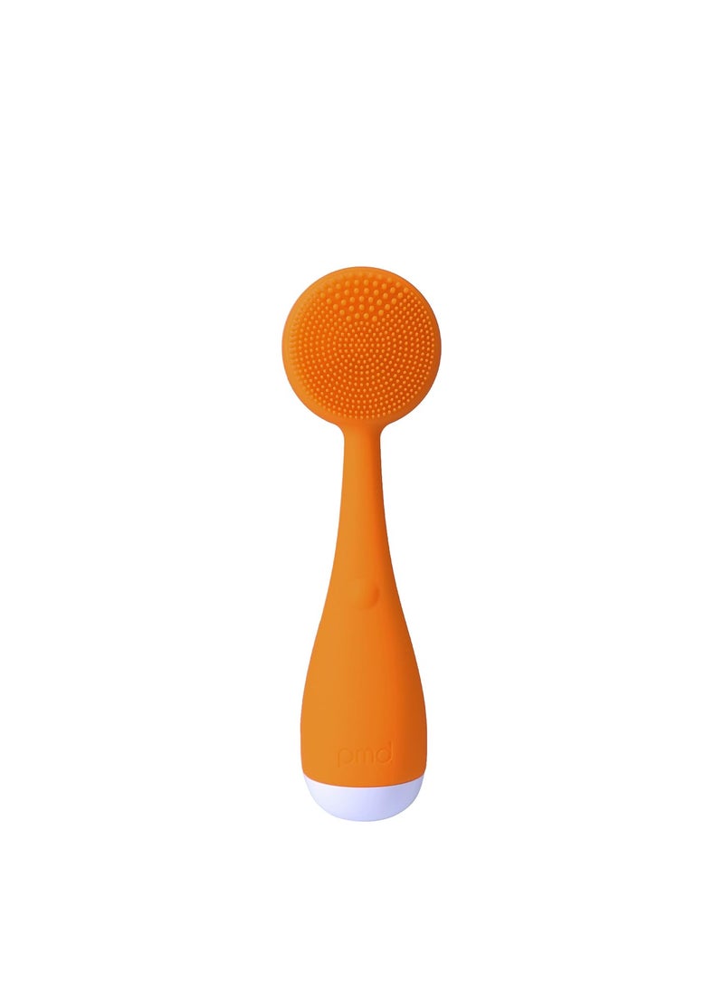 PMD Clean Mini - Smart Facial Cleansing Device with Silicone Brush & Anti-Aging Massager - Waterproof - SonicGlow Vibration Technology - Clear Pores and Blackheads - Lift, Firm, and Tone Skin