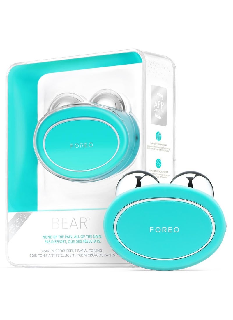 FOREO Bear Microcurrent Facial Device - Face Sculpting Tool - Instant Face Lift - Firm & Contour - Non-Invasive - Increases Absorption of Facial Skin Care Products