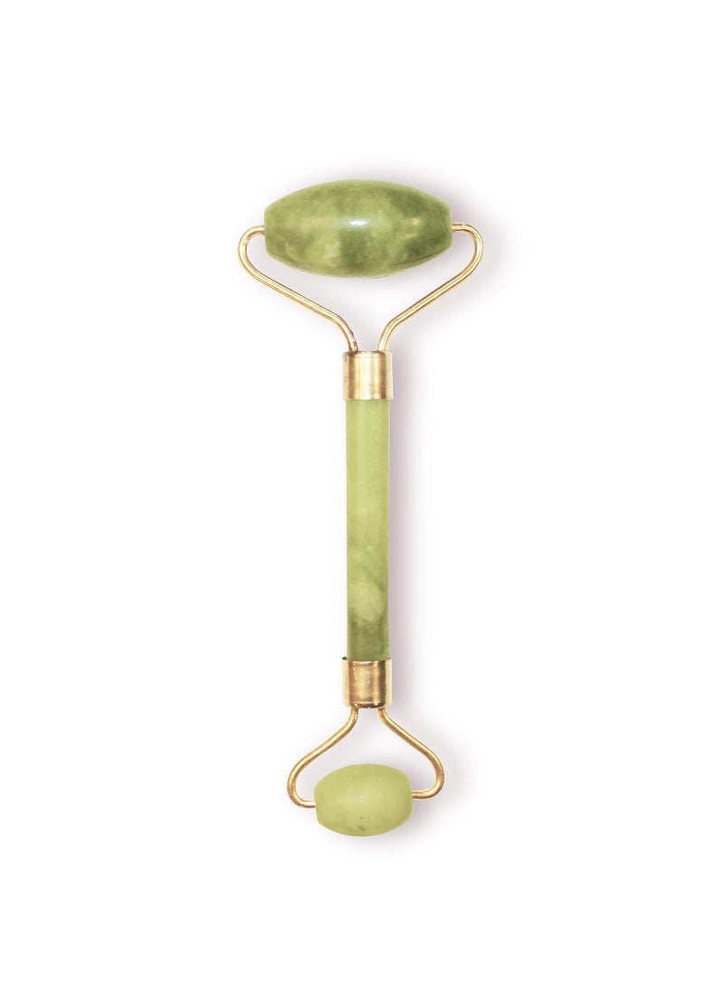 Danielle Jade Roller, Jade Stone Double Head Facial Jade Roller, Perfect for Relaxing