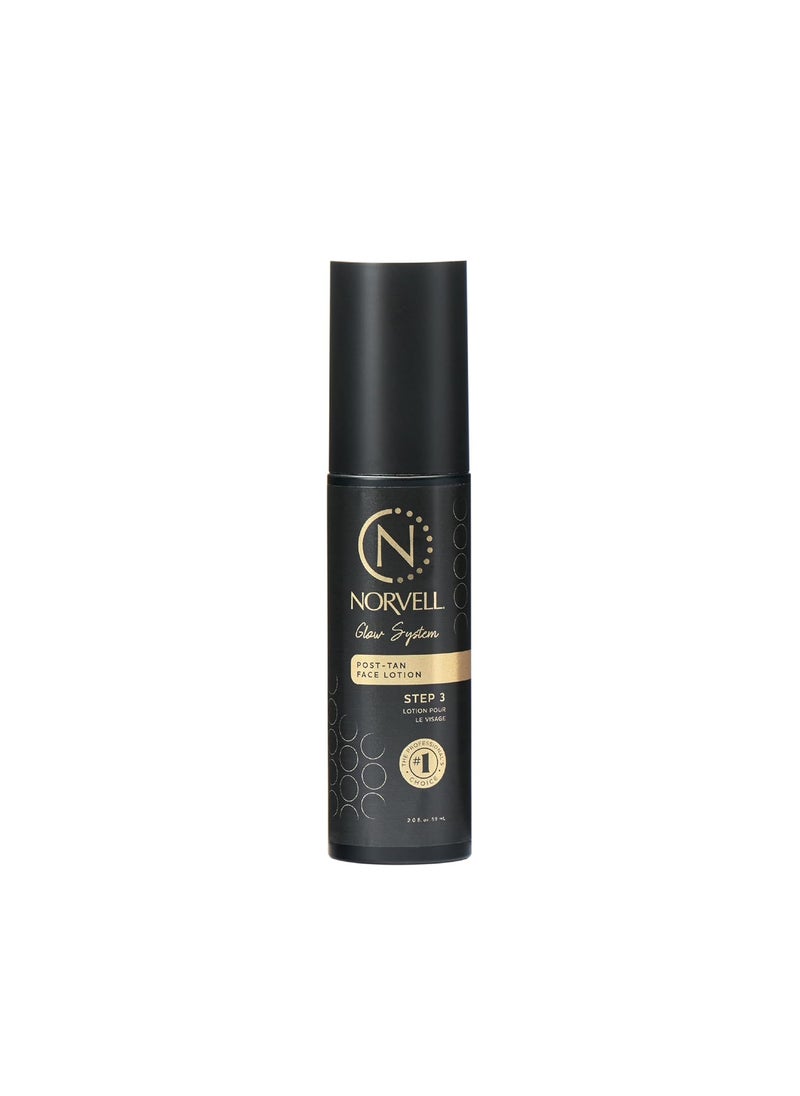 Norvell Glow System Post-Tan Face Lotion, 2 fl oz – Extend Your Glow Post-Spray Tanning or Build a Gradual Tan with After Tanning Lotion for Face