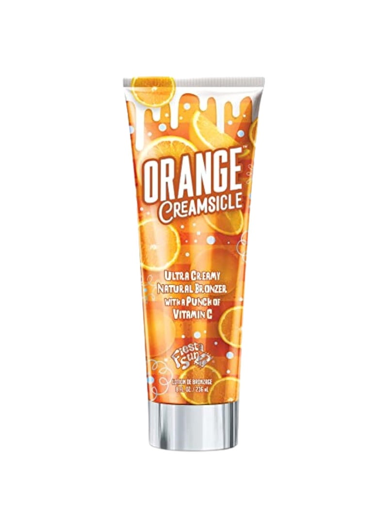 Orange Creamsicle Natural Bronzer Tanning Lotion, 8 ounces