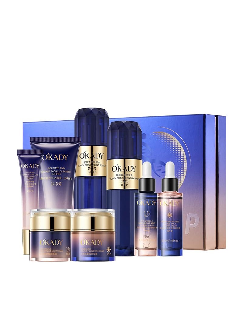Skin Care Set Enzyme Skin Care Kit Beauty Gift Skin Kit For Women With 8 Pieces Valentine‘s day gift