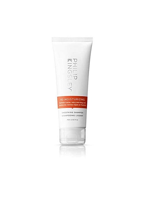PHILIP KINGSLEY | Re-Moisturizing Smoothing Shampoo | For Curly, Frizzy, Wavy, Dry, Coarse Hair Types | Hydrating Shampoo Re-Moisturizes and Smooths Hair | 2.53oz