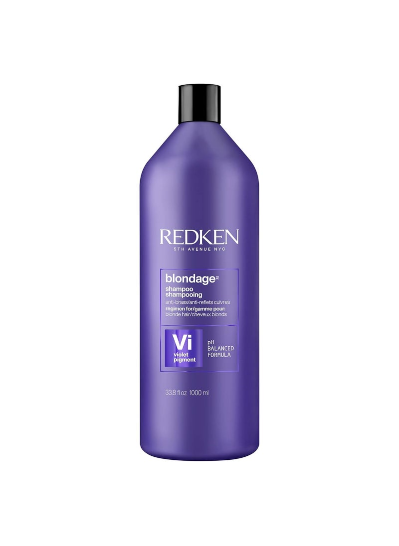 REDKEN Extend Blondage Color Depositing Purple Shampoo and Conditioner