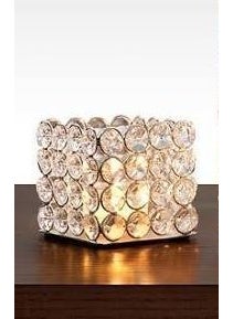 Collectible India Silver Crystal Votive Candle Holders | Tealight Candle Holder Glass for Home Decoration |