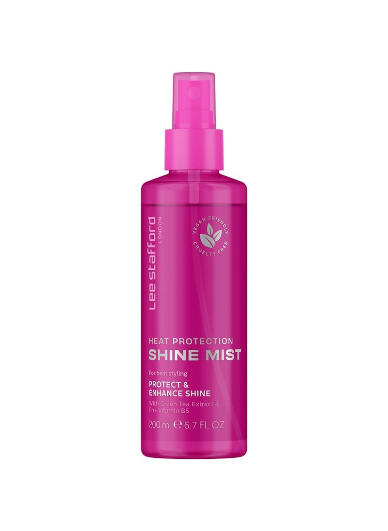Lee Stafford Heat Protectant Hair Spray | Styling Collection - Best Thermal Defense Shine Mist for Daily Use, Frizz Control with Protection, Flat Iron & Blow Dry Safe, Hydrating, 6.7 Fl Oz