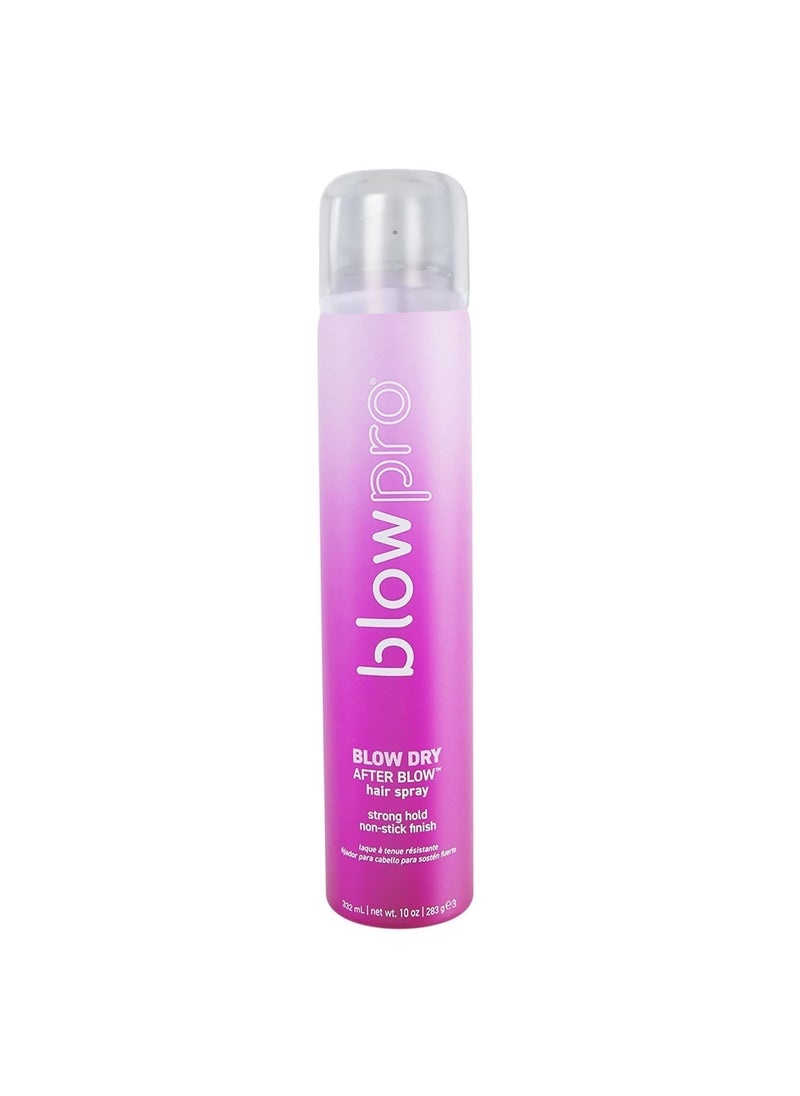 blowpro After Blow Strong Hold Finishing Spray 10oz, Adds Shine, Volume & Frizz Control without Buildup, Soy Protein Helps Strengthen Hair, 100% Keratin Treatment Complaint & Safe for All-Hair Types!