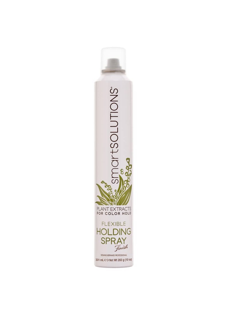 smartSOLUTIONS Flexible Holding Spray | Light To Medium Hold | Non-Sticky & Easy To Wash Out (10 oz)