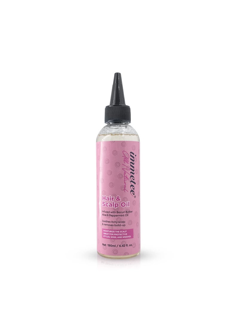 immetee Scalp hair oil, scalp treatment for dry itchy scalp, Scalp Care Anti-Itch for Natural and Curly Hair, 190Ml/6.42Fl Oz