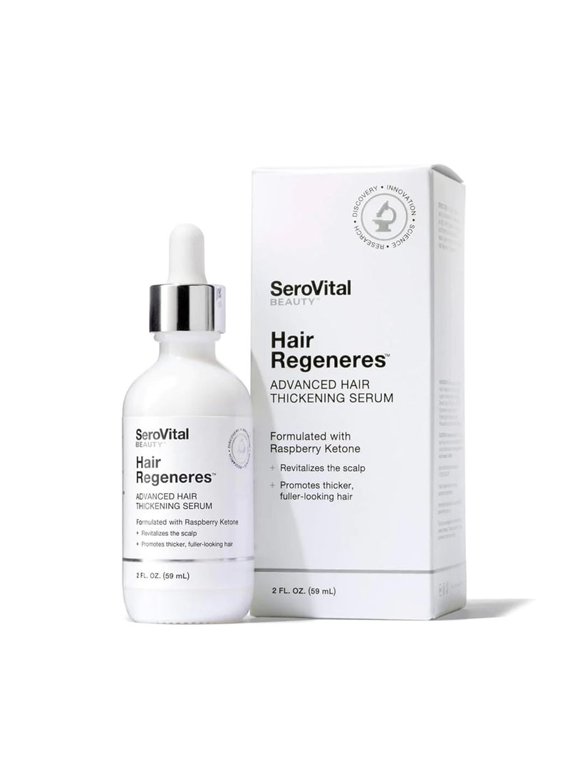 Serovital Advanced Hair Thickening Serum – Revitalize Scalp – Hair Loss Treatment – Scalp Serum Drops – Strengthen Hair- 2 Fluid Oz