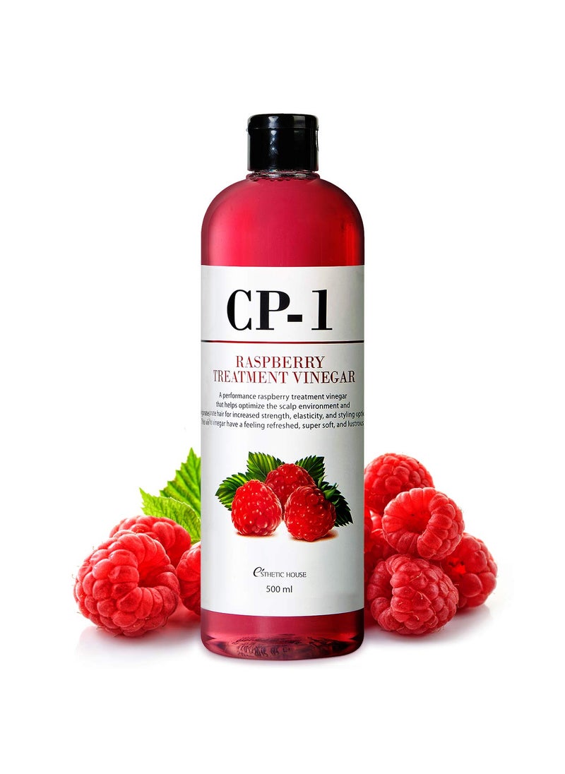 CP-1 Esthetic House Raspberry Treatment Hair Vinegar Rinse, for scalp (500ml 16.9 oz)