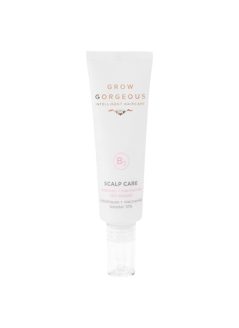 Grow Gorgeous Scalp Care Prebiotic and Niacinamide 10% Booster - Volumizing Scalp Treatment with Vitamin B3 to Reduce Oiliness - Vegan
