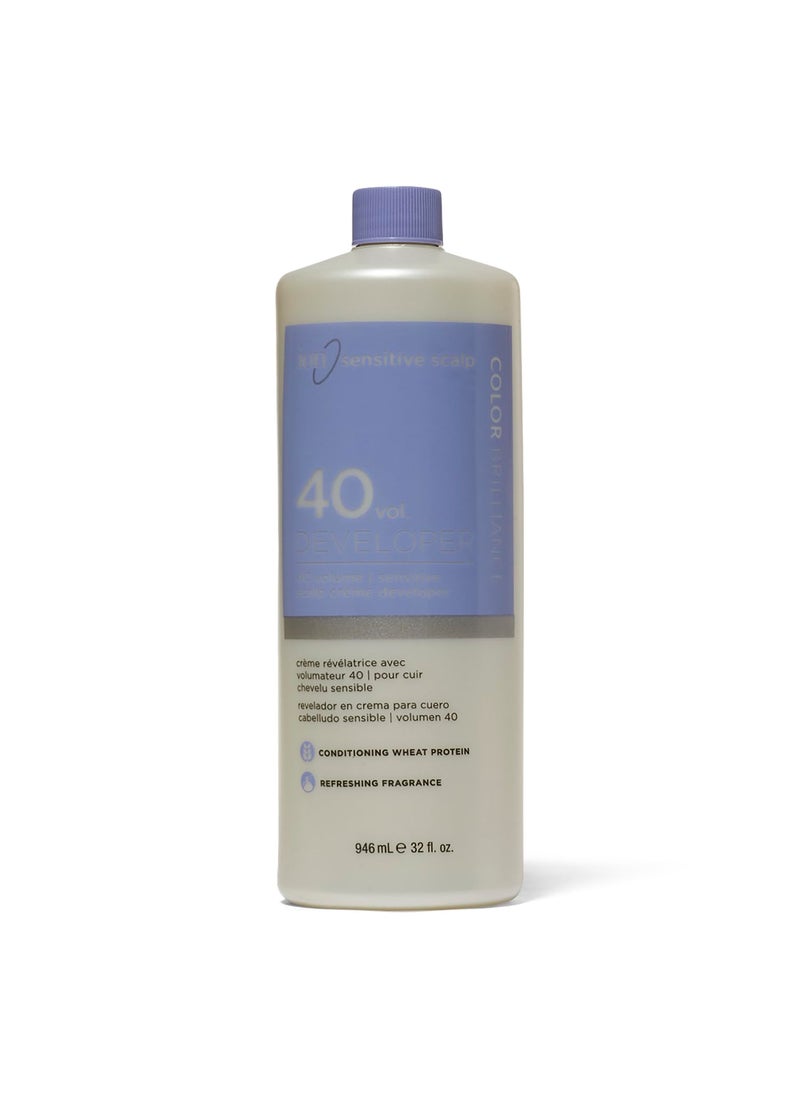 ion Sensitive Scalp 40 Volume Creme Developer Ionic Buffers and Conditioning Protein to Help Scalp Sensitivity 32 Ounce