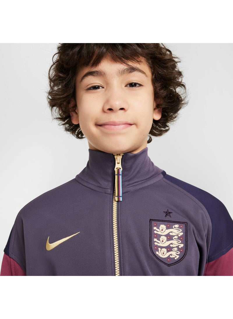 Kids' England Academy Pro Away Dri-FIT Football Anthem Jacket