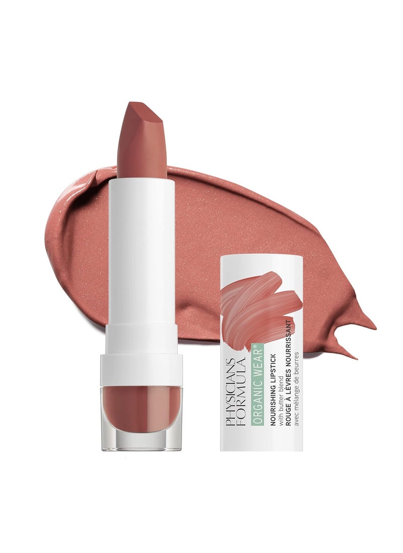 Physicians Formula Organic Wear All Natural Lipstick, Buttercup, Nourishing, Dermatologist Approved, Gluten Free