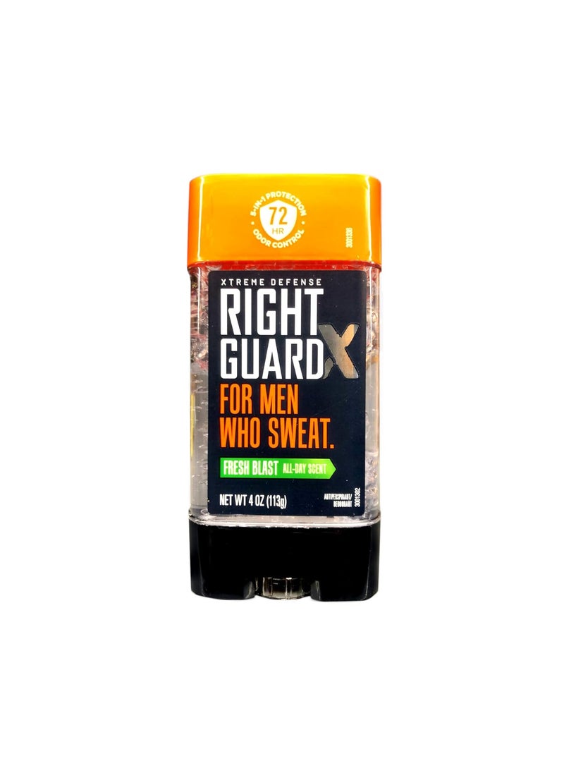 Right Guard Total Defense Anti-Perspirant Deodorant Power Gel Fresh Blast 4 oz