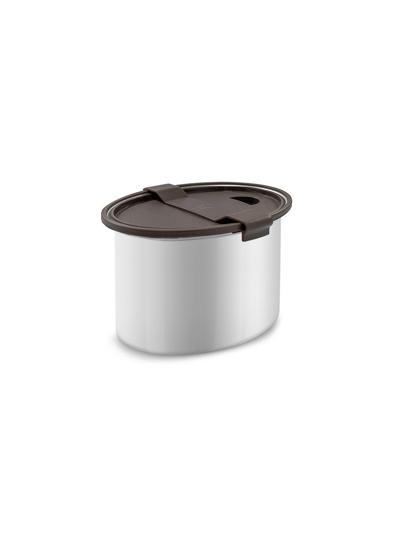 VAYA YumBytes Stainless Steel Snack Box, Leak-Resistant Snack Container for Kids & Adults, Perfect for School, Work, and Travel, 700 ml, Stainless Steel Finished