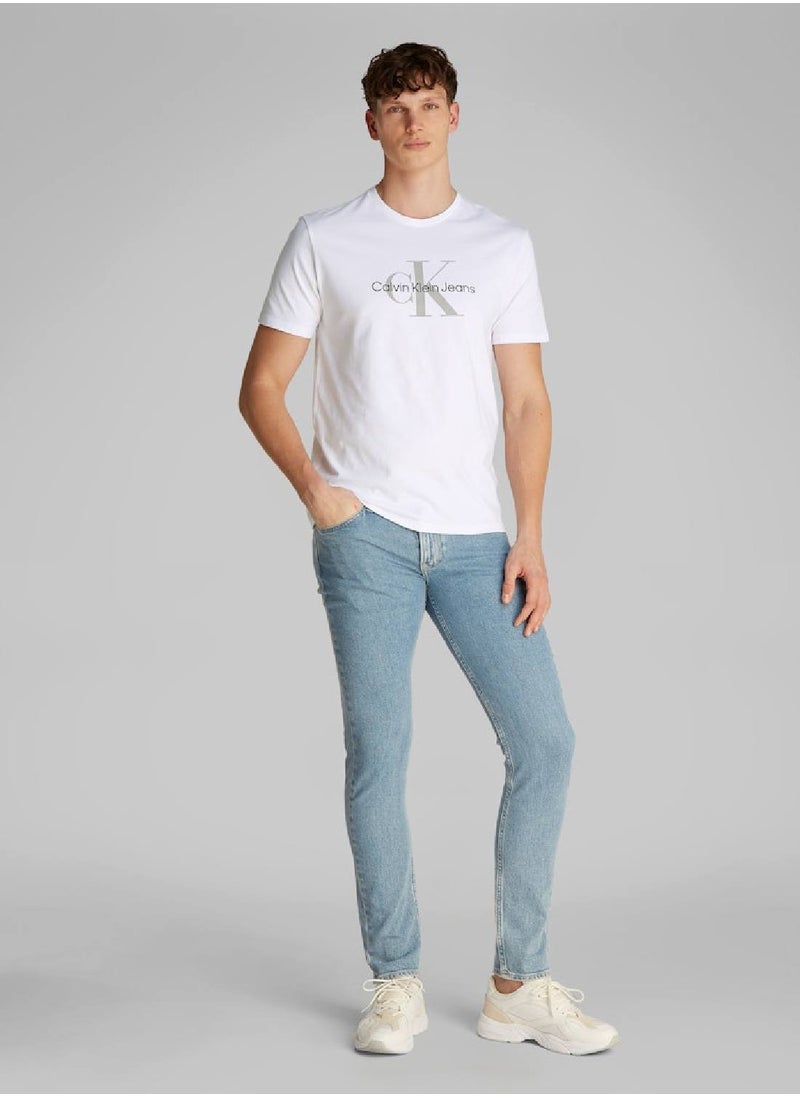 Men's Monogram T-Shirt - Cotton, White