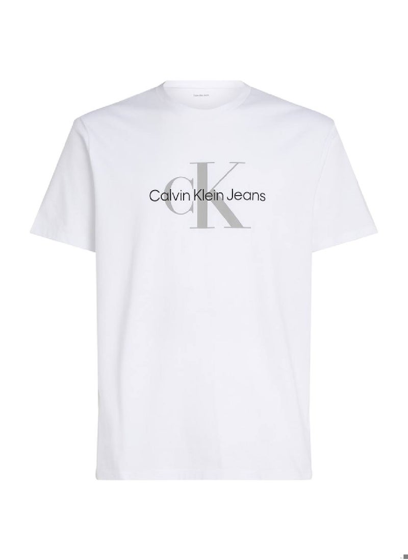 Men's Monogram T-Shirt - Cotton, White