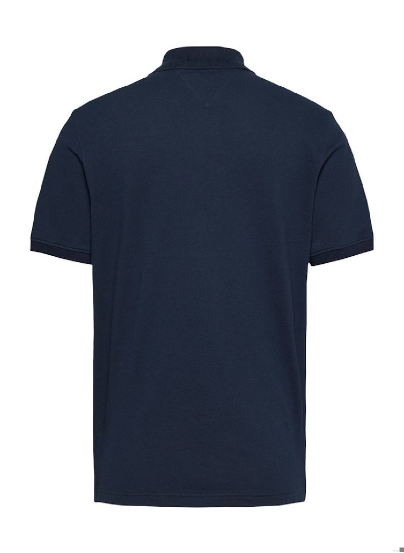 Men's Regular Fit Polo Shirt - Cotton, Blue