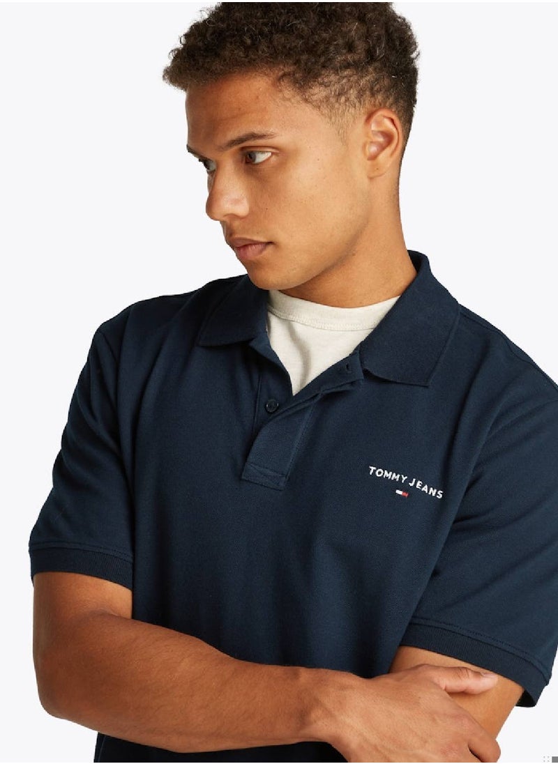 Men's Regular Fit Polo Shirt - Cotton, Blue