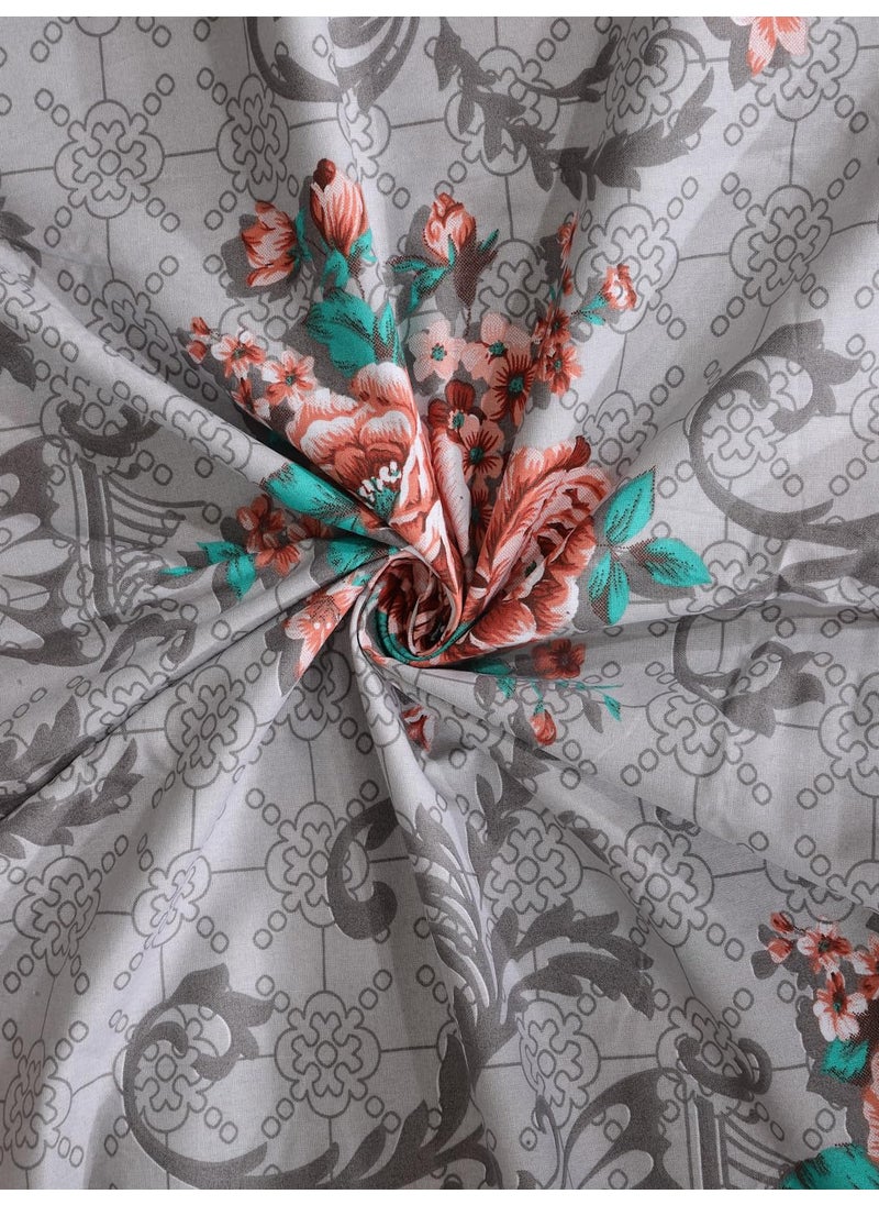 Bombay Dyeing Dream Lover Collection King Size Bedsheet 104 TC, 100% Pure Cotton Premium Bedsheet with 2 Pillow Covers | 2.74 M X 2.74 M |