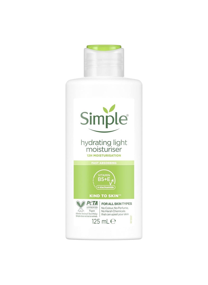 Simple Moisturiser Hydrating Light, 125 ml