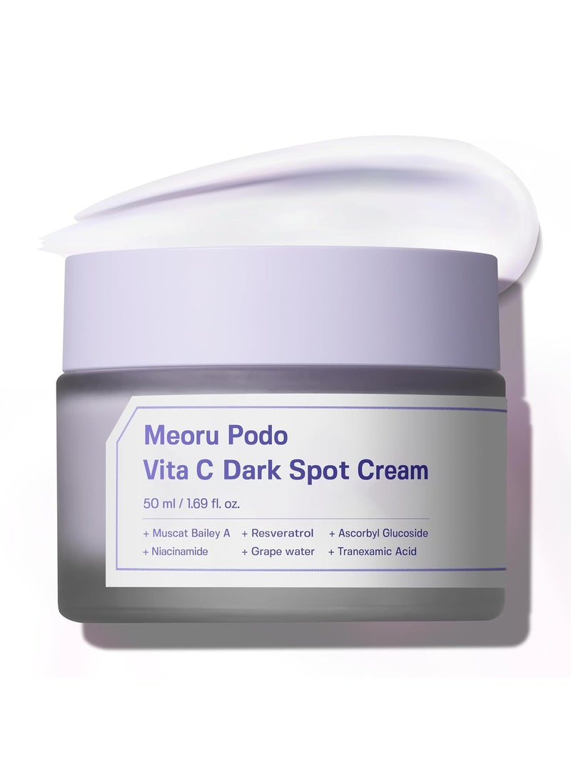 SUNGBOON EDITOR Meoru Podo Vita C Brightening Cream | Facial Moisturizer for Brightening, Correcting blemishes, Soothing | Vitamin C, Niacinamide, Hyaluronic Acid, Cica | Korean Skincare