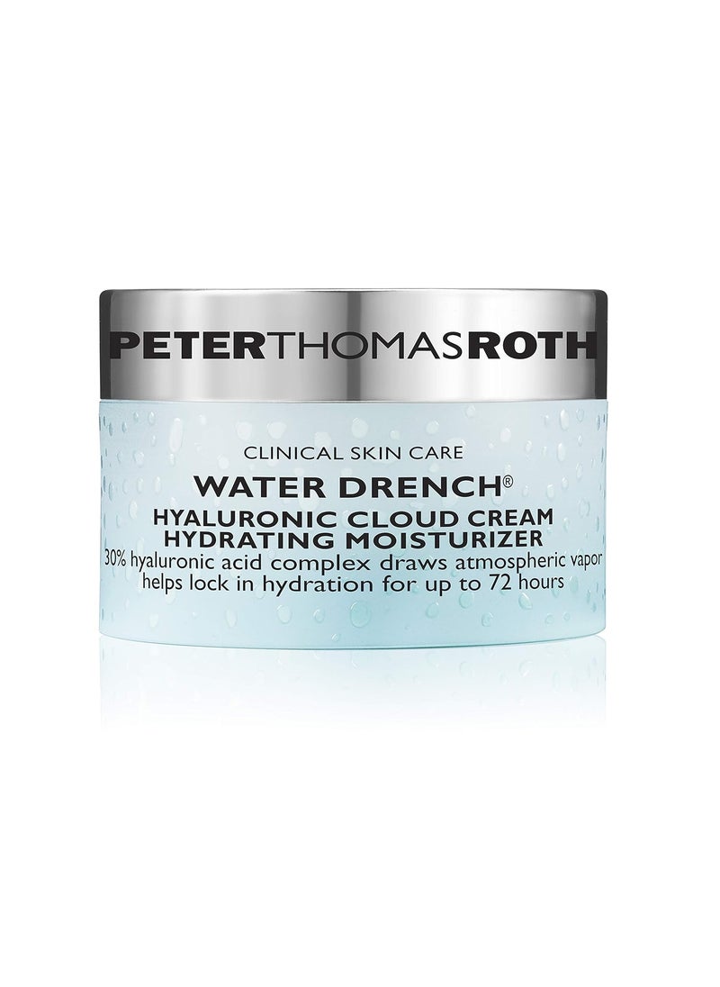 Peter Thomas Roth | Water Drench Hyaluronic Cloud Cream | Hydrating Moisturizer for Face, Up to 72 Hours of Hydration for More Youthful-Looking Skin, Fragrance Free
