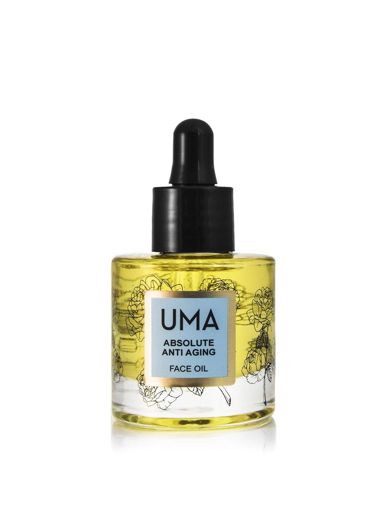 UMA Absolute Anti Aging Face Oil For Wrinkles & Dryness | 100% Natural, Non-toxic, and free from all synthetics | Daily Ayurvedic Moisturizer for youthful skin (1fl oz | 30ml)