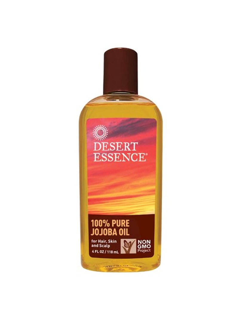 Desert Essence 100% Pure Jojoba Oil 4 oz (Pack of 3)