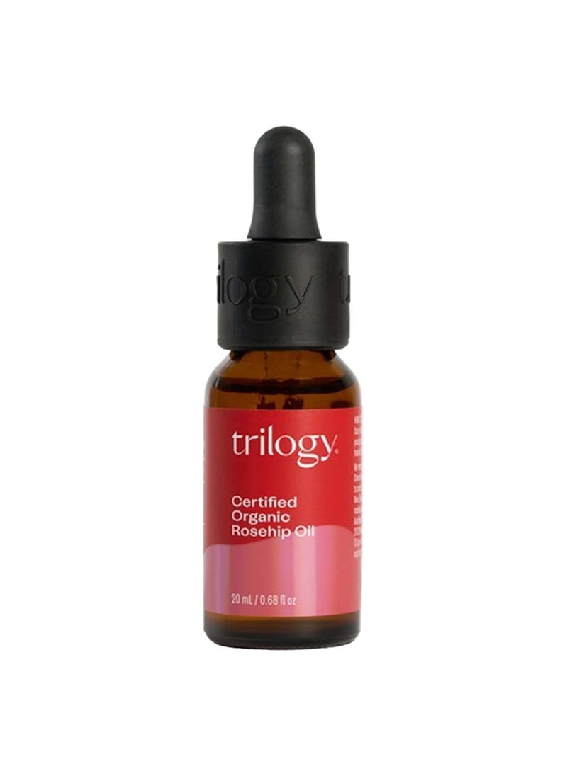 Trilogy TRR-ROS-U-TRO20 Certified Organic Rosehip Oil 20ml/0.67 Ounce