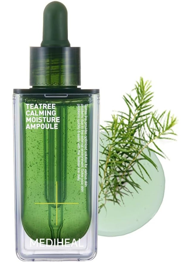 Mediheal Teatree Calming Moisture Ampoule,50ml Quick Calming and deep Hydrating with 92% Pure Tea Tree