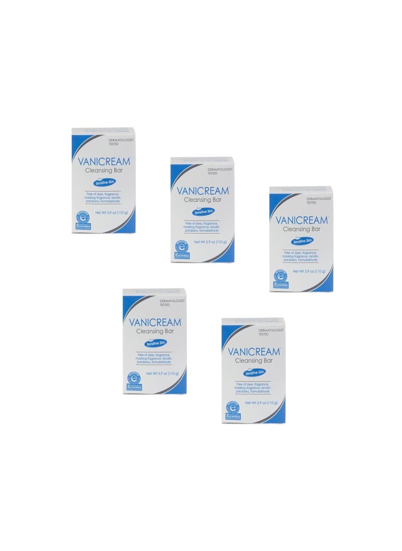 Vanicream Cleansing Bar 3.9 oz (Pack of 5)