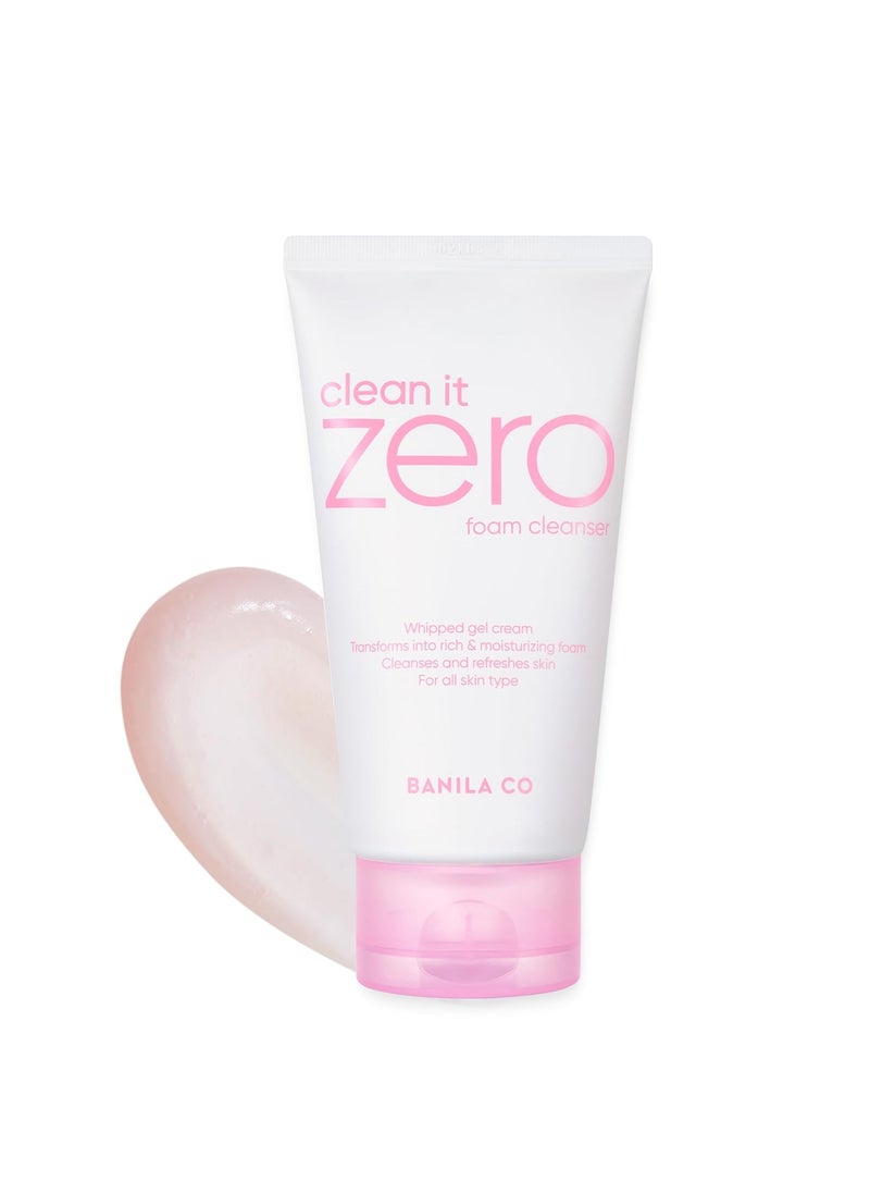 BANILA CO NEW Clean It Zero Foam Cleanser 150ml, all skin types, creamy foam cleanser with natural herbs