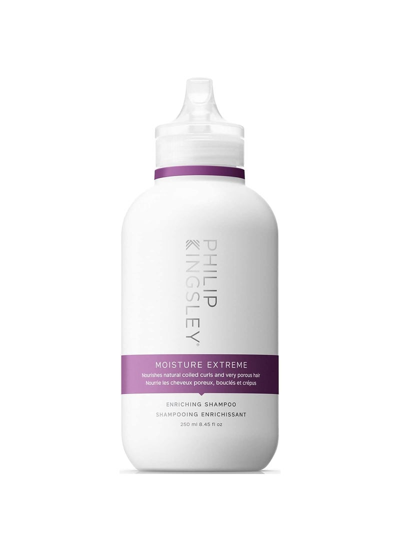 PHILIP KINGSLEY  Moisture Extreme Enriching Shampoo  For Curly Dry Damaged Hair  Moisturizes Hydrates and Adds Shine Detangles and Controls Frizz Adds Shine  84oz