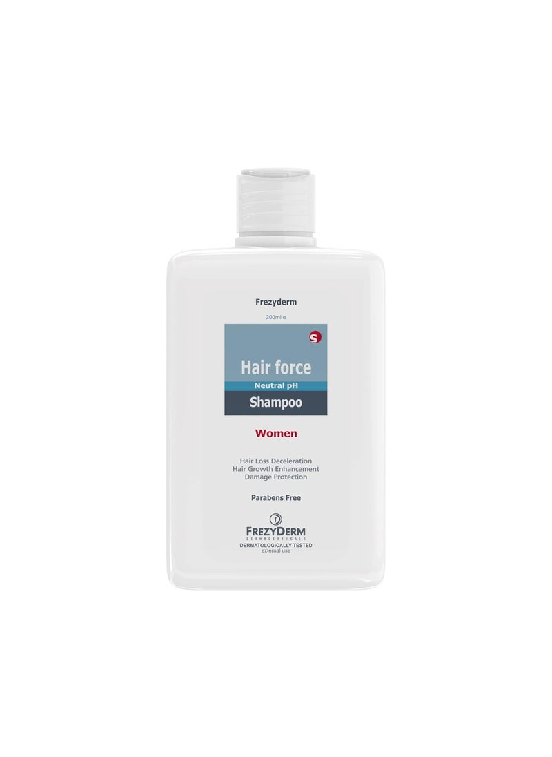 Frezyderm Hair Force Shampoo Women,Hair-Strengthening,200 Ml
