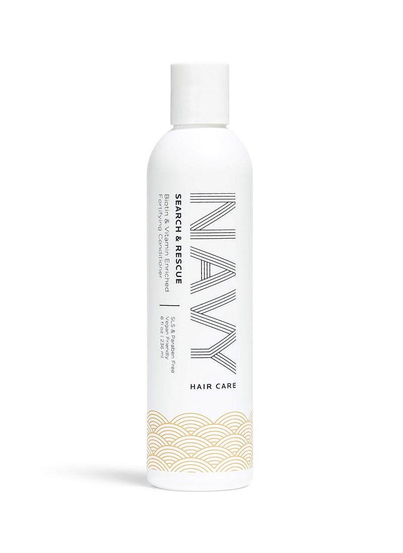 NAVY HAIR CARE Search and Rescue Conditioner - Biotin and Vitamin Enriched Fortifying Hair Conditioner - 8 fl oz