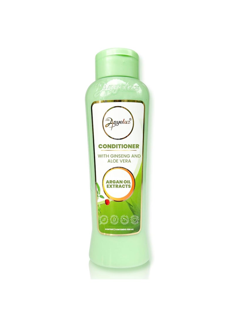 Anyeluz Aloe Vera Conditioner, Enhances Hair Condition Leaving it Silky, Revitalized, and Easy to Comb, Recommended for All Hair Types