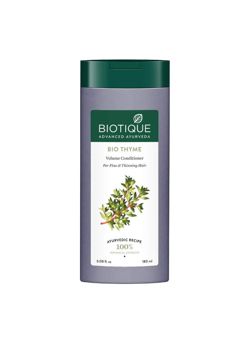 Biotique Bio Thyme Volume Conditioner for Fine and Thinning Hair, 180ml