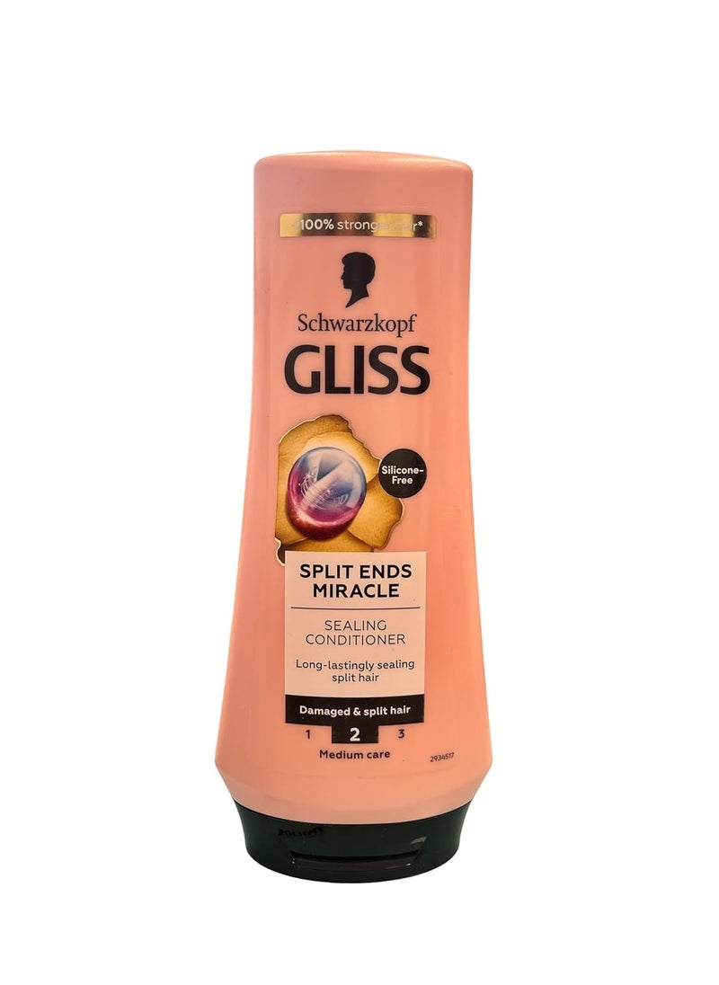 GLISS Kur Split Ends Miracle Conditioner 200 ml / 6.8 fl oz