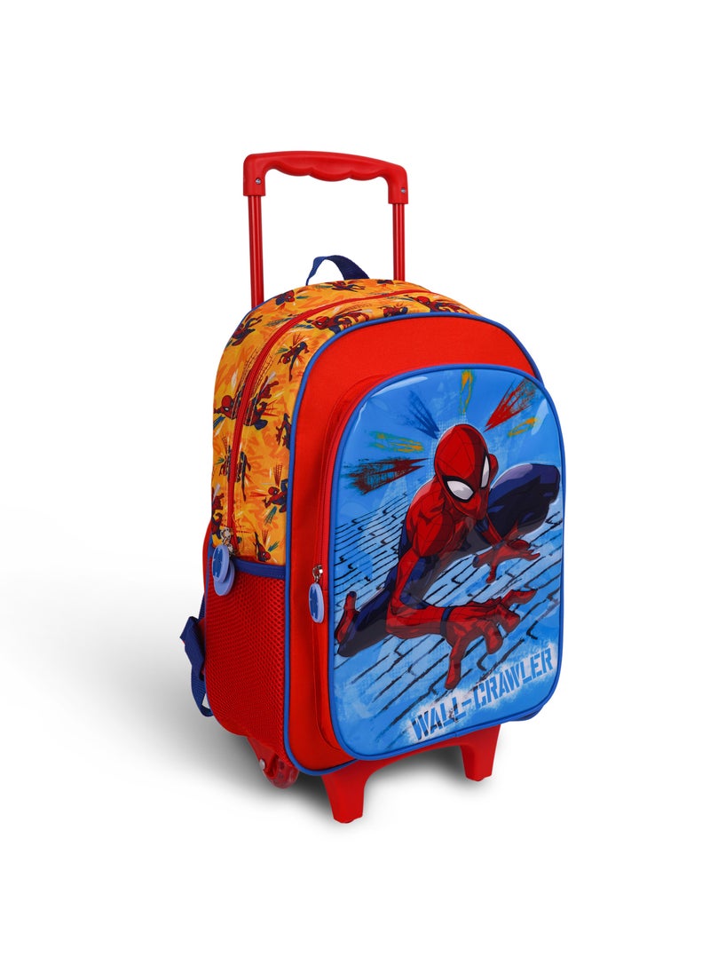5-In-1 Spiderman Wall Crawler School Trolley Box Set 16 Inches