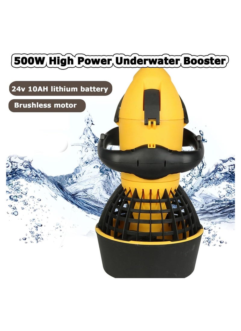 Underwater Scooter with 500W Motor and 24V 10Ah Battery