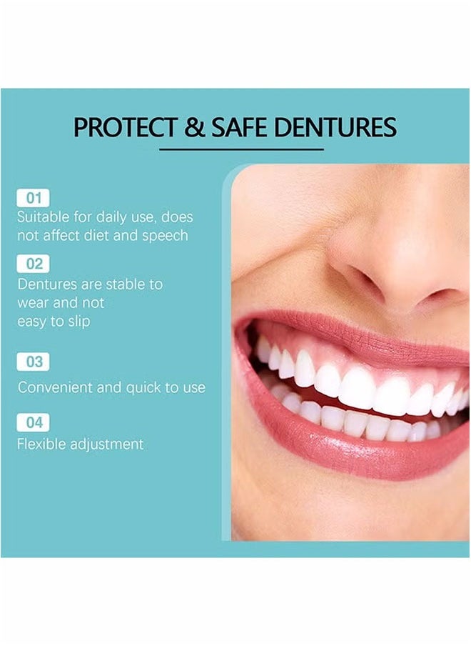 Veneers False Teeth, Adjustable Snap-On Braces, Comfortable Temporary Dental Restoration Kit