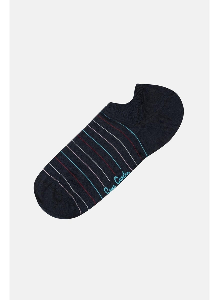 Bamboo 6-Pack Men's Sneakers Non-Slip Socks 3071-PC Navy Blue