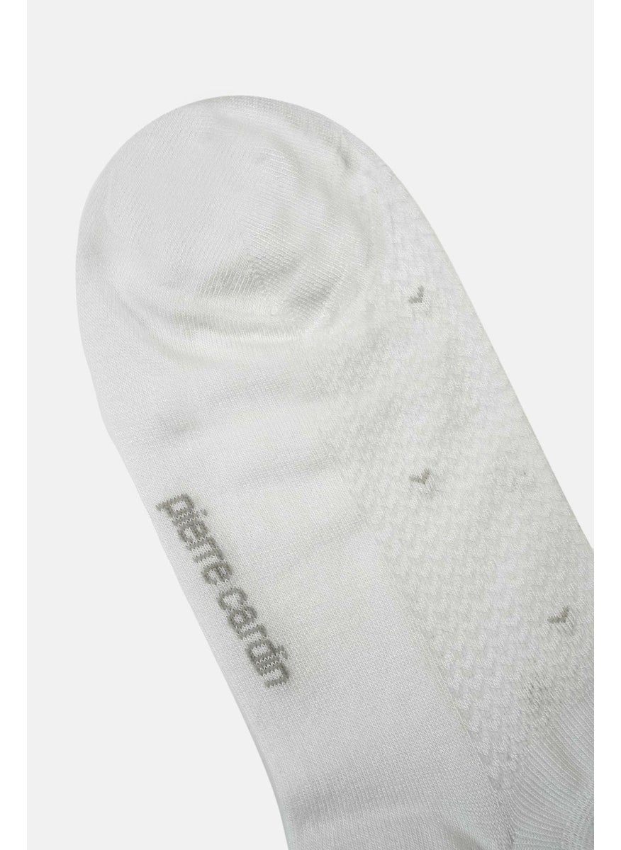 Bamboo 6-Pack Men's Sneakers Non-Slip Socks 3072-PC White
