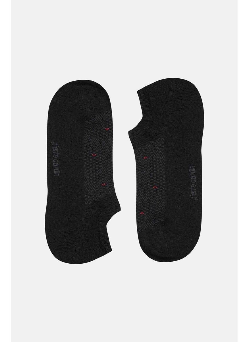 Bamboo 6-Pack Men's Sneakers Non-Slip Socks 3072-PC Black