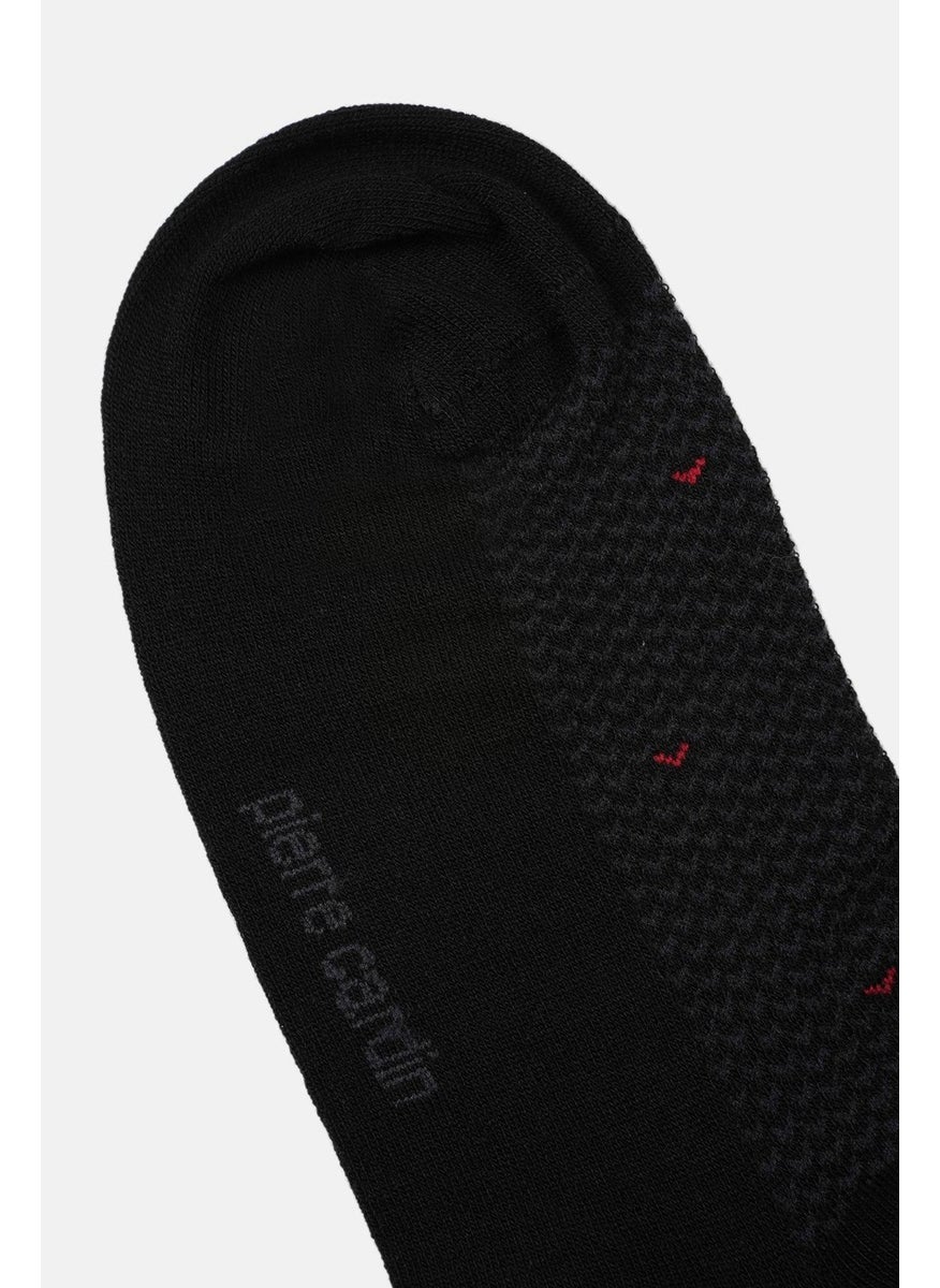 Bamboo 6-Pack Men's Sneakers Non-Slip Socks 3072-PC Black
