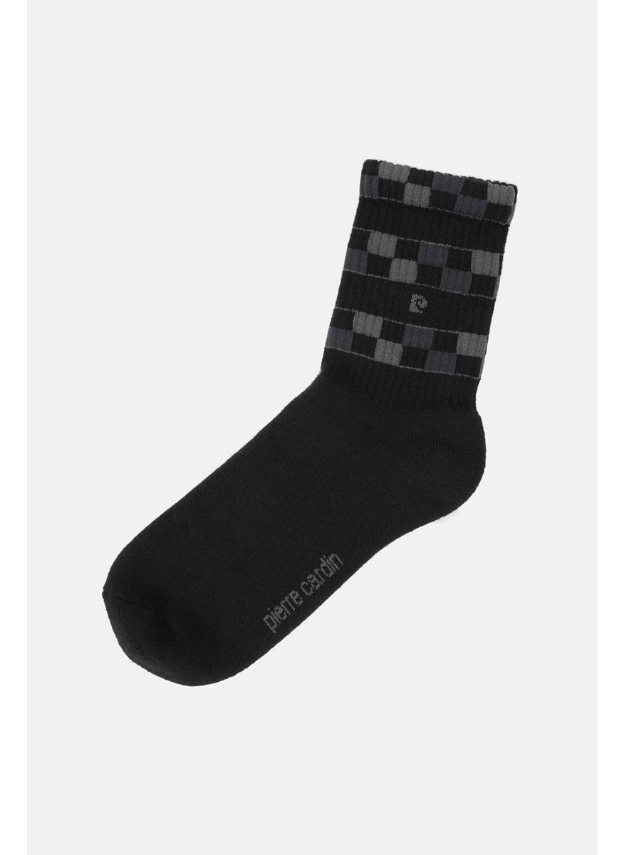 Cotton 6-Pack Men's Short Sock Tennis Socks 5003-PC Black